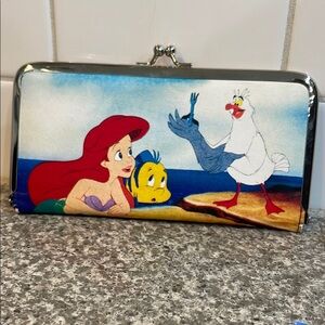 Loungefly Little Mermaid Themed Clasp Wallet